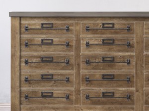zinc-top mercantile sideboard 3D 模型
