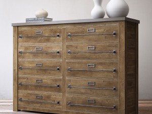 mercantile 10-drawer large chest 3D Model