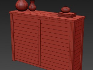 mercantile 10-drawer large chest 3Dモデル