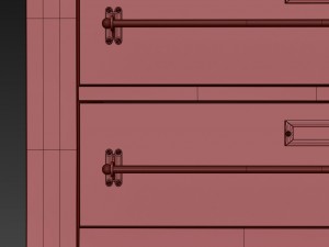 mercantile 10-drawer large chest 3Dモデル