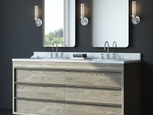 bezier double vanity 3D 모델