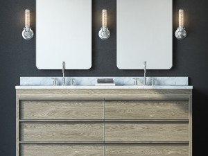 bezier double vanity 3D 모델