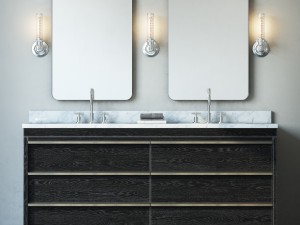 bezier double vanity 3D 모델
