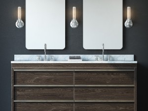 bezier double vanity 3D 모델