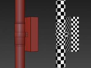 rh cade double sconce 3D 모델