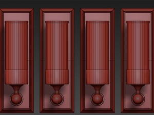 rh keller sconce 3Dモデル