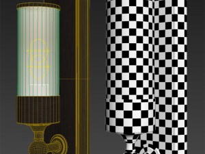 rh keller sconce 3Dモデル