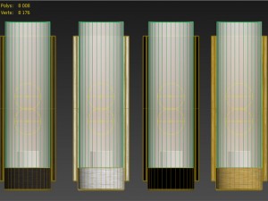 rh powell sconce 3D 모델