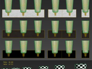spritz sconce collection 3D Model