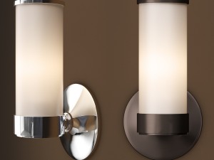 rh sutton sconce collection 3D 모델