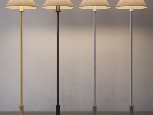 rh petite candlestick table lamp 3D Модель
