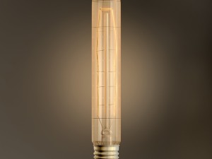vintage cylinder filament bulb Modelo 3D