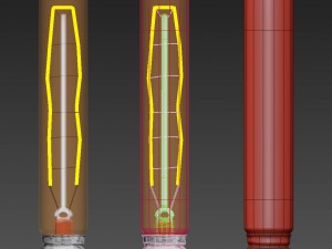 vintage cylinder filament bulb Modelo 3D