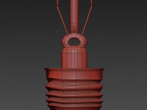 vintage cylinder filament bulb Modelo 3D