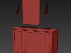 martens single extra-wide vanity 3D 模型