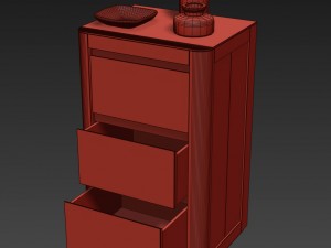 martens short bath cabinet 3D 模型