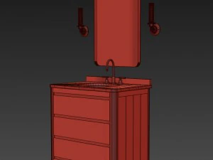 martens single vanity 3D Model