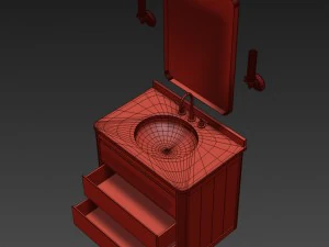 martens single vanity 3D Model