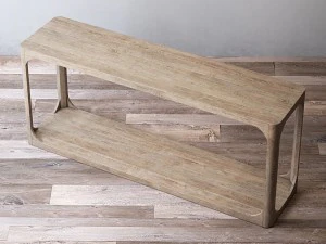 martens rectangular console table 3D Model