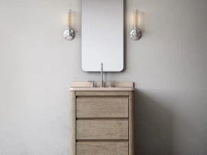 martens powder room vanity 3D Model