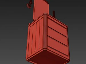 martens powder room vanity 3D Model