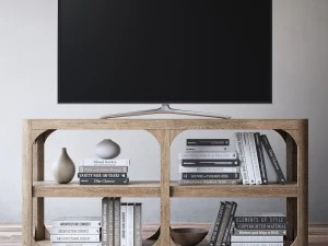 martens 60in media console 3D Model