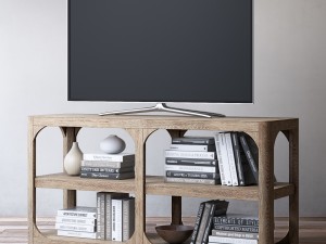 martens 60in media console 3D Model