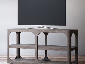 martens 60in media console 3D Model