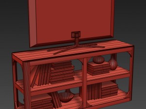 martens 60in media console 3D Model