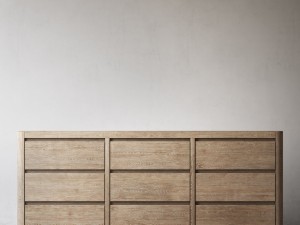 rh martens 9-drawer dresser 3D Model