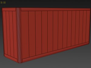 rh martens 9-drawer dresser 3D Model