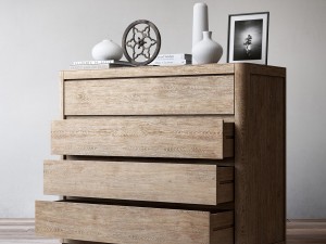 martens 4-drawer dresser 3Dモデル