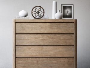 martens 4-drawer dresser 3D Model