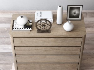martens 4-drawer dresser 3D Model
