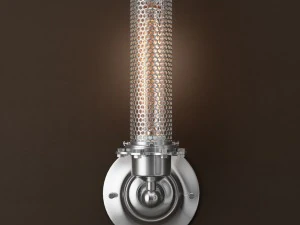 edison perforated metal sconce 3D Model