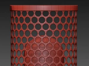 edison perforated metal sconce 3D Model
