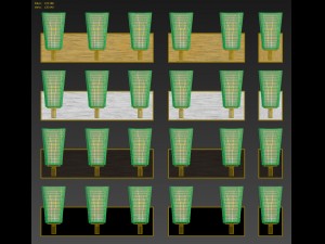 modern sconce collection 3D-Modell
