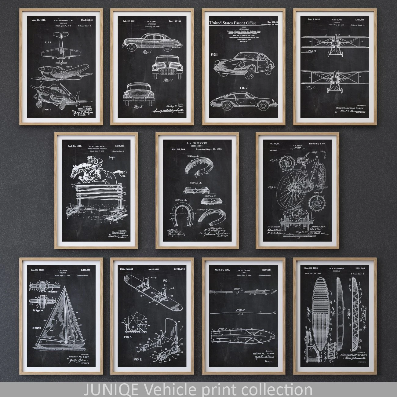 juniqe vehicle print collection 3D Model .c4d .max .obj .3ds .fbx .stl .blend 