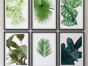 set tropicale-02 incorniciato Modello 3D