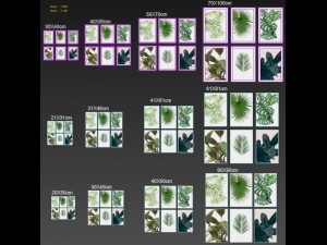 tropical set-02 framed 3Dモデル