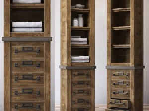 meuble de bain haut mercantile Modèle 3D