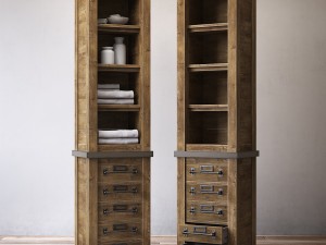 mercantile tall bath cabinet 3Dモデル