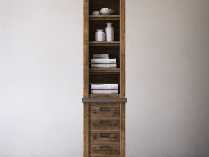 mercantile tall bath cabinet 3Dモデル