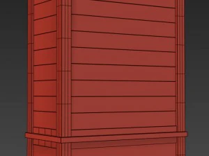 mercantile armoire 3D Model