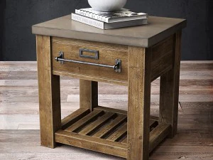 mesa de cabeceira aberta mercantil de 24 polegadas Modelo 3D