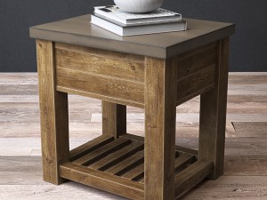 mercantile 24in open nightstand 3Dモデル