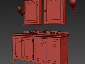 cartwright double vanity 3D Model