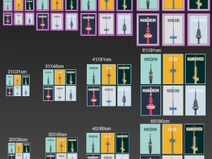 city print collection set-01 3D 모델