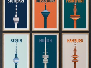 city print collection set-02 3D Model