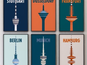 city print collection set-02 3D Model